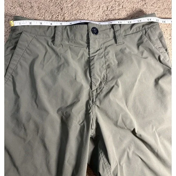 Volcom Frickin Cross Shred Shorts Men 30 Olive Green Hybrid Moisture Wicking - Picture 6 of 11